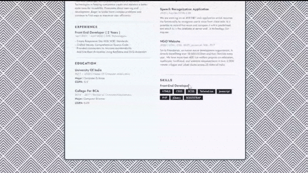 Create a Stunning Resume with Tailwind CSS.gif